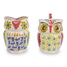 Bungalow Rose Blakeley Owl Companions Sugar and Creamer Set NVC14466